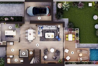 Duplex cu 5 camere cu Canalizare în Pipera - 20