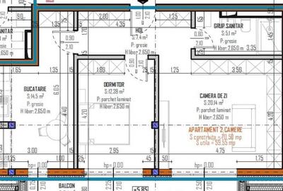 Apartament 2 camere decomandate, 59mp, bloc nou, zona Regal,