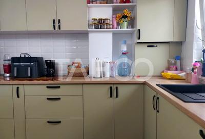 Apartament renovat 66 mp 3 camere 2 bai balcon pivnita Cisnadie - 13