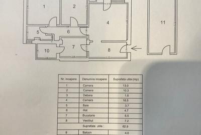 TOMIS NORD - 3 camere gata de mutat | piata Ciresica | scoala 29,38 - 32