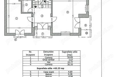 Casă cu 2 camere cu Teren 67.64 Mp în Rahova - 8
