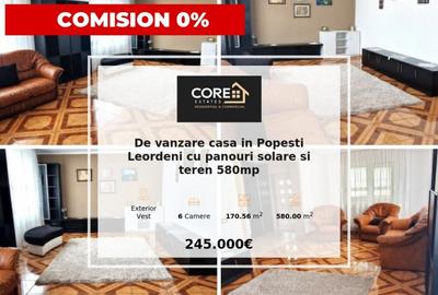 De vanzare casa in Popesti Leordeni cu panouri solare si teren 580mp - 1