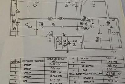 Apartament cu 4 camere decomandat în Primăverii - 10