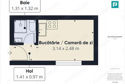 Garsoniera cocheta, renovata recent zona Dacia - 9