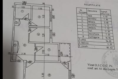 ENACHITA VACARESCU 3 camere cf1 2/4 dec la 80900 euro - 1