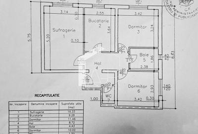 Apartament cu 3 camere decomandat în 9 Mai - 14