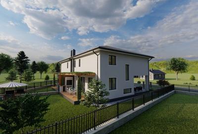 Teren 700 mp, cu autorizatie de constructie + utilitati in Chinteni - 6