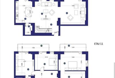 Apartament cu 5 camere semidecomandat în Polonă - 19