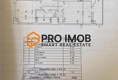 Apartament cu 3 camere decomandat în Bălcescu - 1
