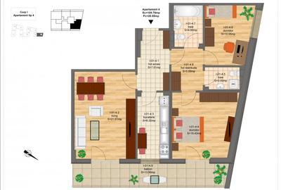 VANZARE apartament 3 camere Doamna Ghica Plaza - 5