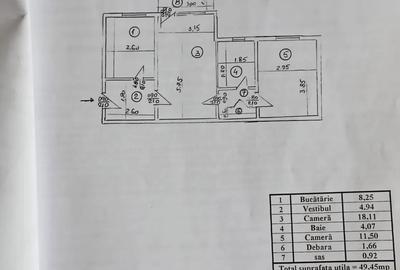 Apartament cu 2 camere în Iancului