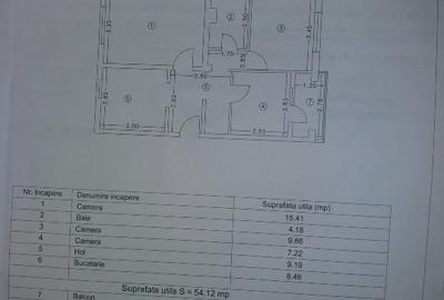 Apartament cu 3 camere decomandat în Inel II - 1