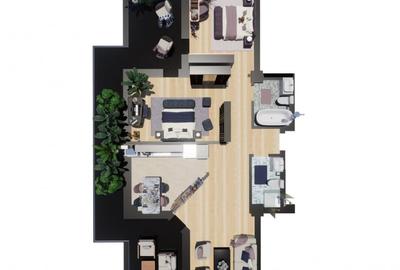 Penthouse 3 camere Craiovei - 3