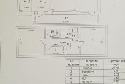 Apartament cu 3 camere în Central - 17