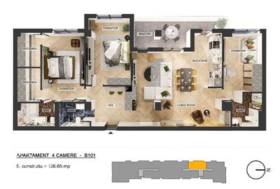 Apartamente 4 camere, Pipera, comision 0 % Apartamente 4 camere, Pipera, comision 0 % - 19