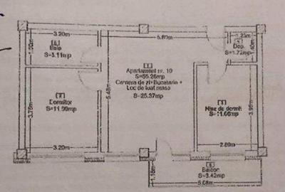 Apartmanet cu 3 camere,2 bai,parcare subterana zona Ioan Rus - 11