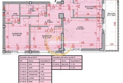 Apartament cu 3 camere decomandat în Titan - 5