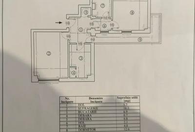 Apartament cu 2 camere decomandat în Central