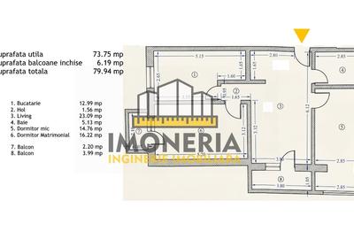 Apartament cu 3 camere semidecomandat, mobilat în Dobroești - 12