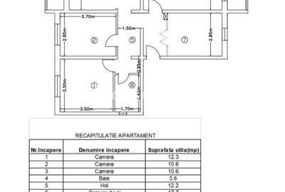 Apartament 4 camere DECOMANDAT, zona Cug, etajul 3 ! - 3