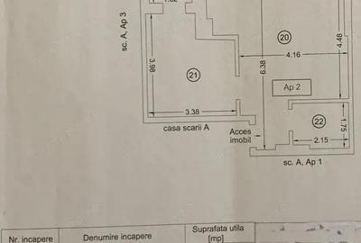 Apartament cu 2 camere decomandat, mobilat în Central - 1