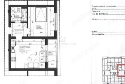 Apartament cu 2 camere decomandat în Lujerului