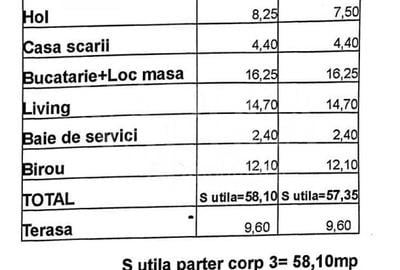 Duplex cu 4 camere cu Canalizare în Florești - 10
