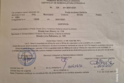 Teren de 397 mp, în Șimnicu de Jos - 1