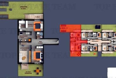 Apartament 3 camere cu gradina 76 mp, finisaje Premium, zona Fundeni - 12