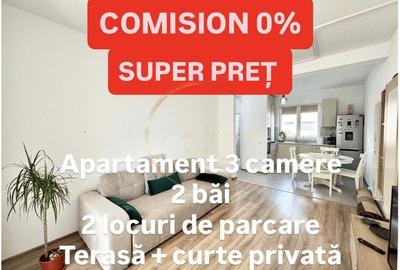 Apartament cu 3 camere decomandat, mobilat în Dumbrăvița