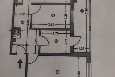 Apartament cu 3 camere decomandat în Sud - 3