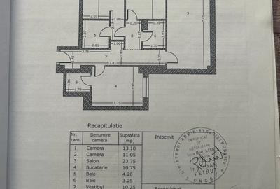 Apartament cu 3 camere decomandat în Basarabia