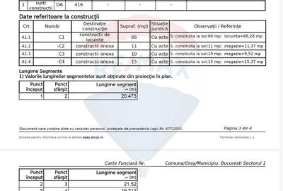 Teren de 416 mp, în Băneasa - 3