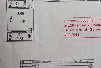 Apartament cu 4 camere semidecomandat în Militari