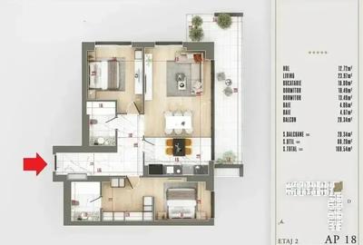 Apartament Spatios 3 Camere |  Sector 3 | Izolatie Fonica - 2