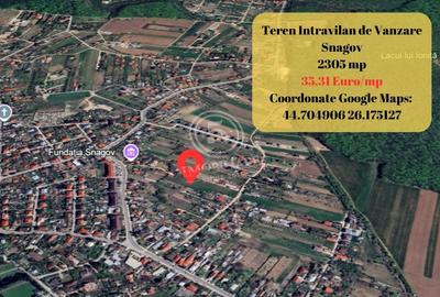Snagov- Teren Intravilan de Vanzare