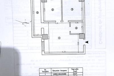 Apartament cu 3 camere, mobilat în Canta - 2