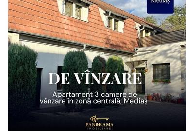 Apartament cu 3 camere decomandat, mobilat în Central - 1