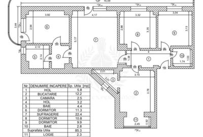 4 CAMERE // DEMOCRATIEI // 2 BALCOANE // PARCARE // CENTRALA PROPRIE - 1