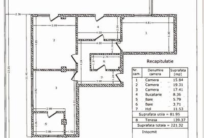 Apartament cu 3 camere decomandat în Central - 6