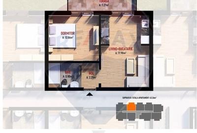Apartament cu 2 camere, mobilat în Dobroești - 12