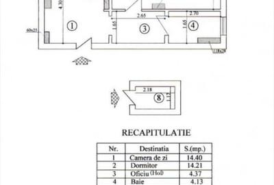 Apartament cu 2 camere semidecomandat, mobilat în Grozăvești - 4