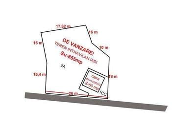 Teren intravilan in Iasi cu autorizatie construire,zona Bucsinescu - 2
