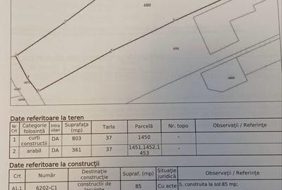 Teren de 803 mp, în Copăceni