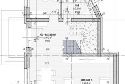Casă cu 4 camere cu Teren 531 Mp în Chinteni