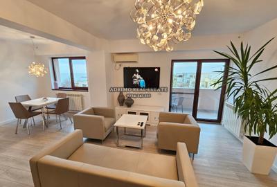 Apartament cu 3 camere semidecomandat, mobilat în Faleza Nord