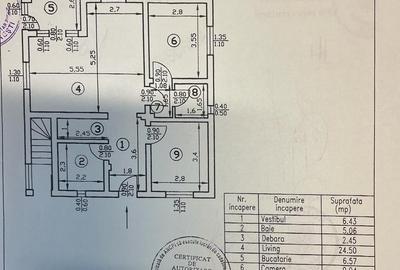 De Vânzare: Apartamentla curte,  3 Camere - 11