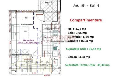 Garsonieră decomandată în Apărătorii Patriei - 3
