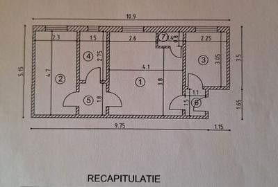 Apartament cu 2 camere în Central - 1