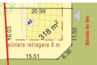 Teren Construcții intravilan de 318 mp, în Viile Sibiului - 1